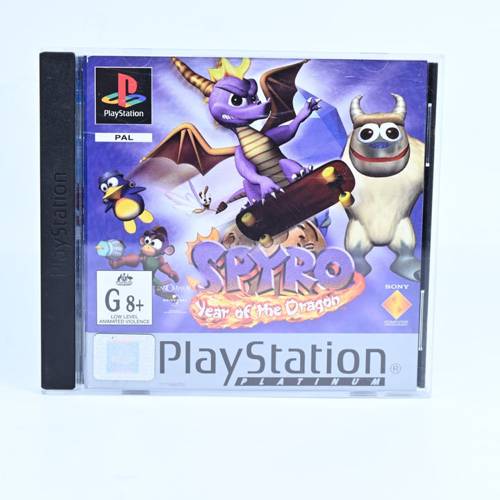 Spyro: Year of the Dragon - Sony Playstation 1 / PS1 Game + Manual - PAL