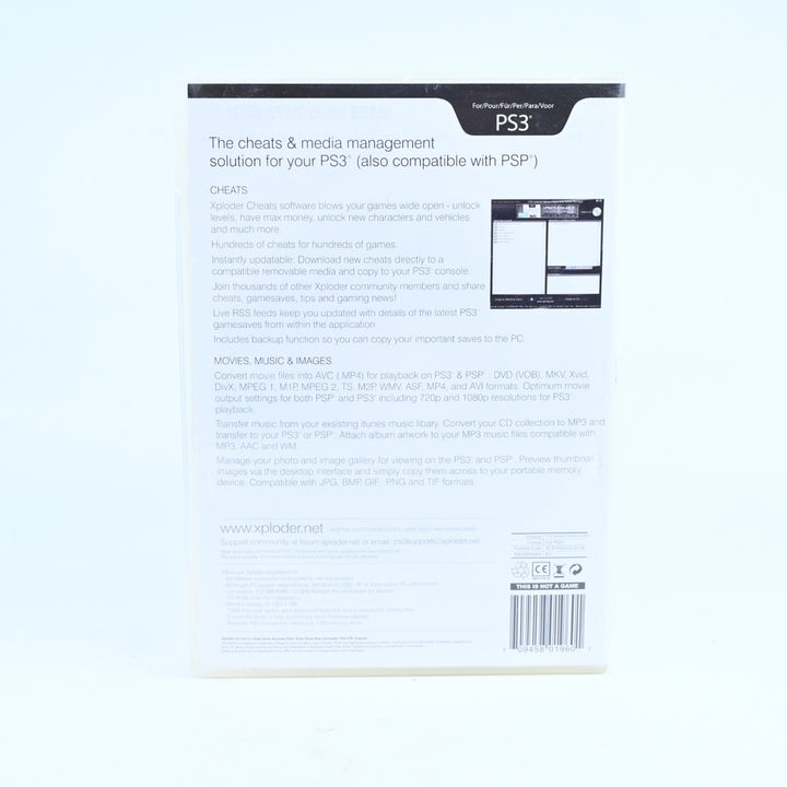 Xploder Cheats System for PS3 - Sony Playstation 3 / PS3 Accessory - FREE POST!