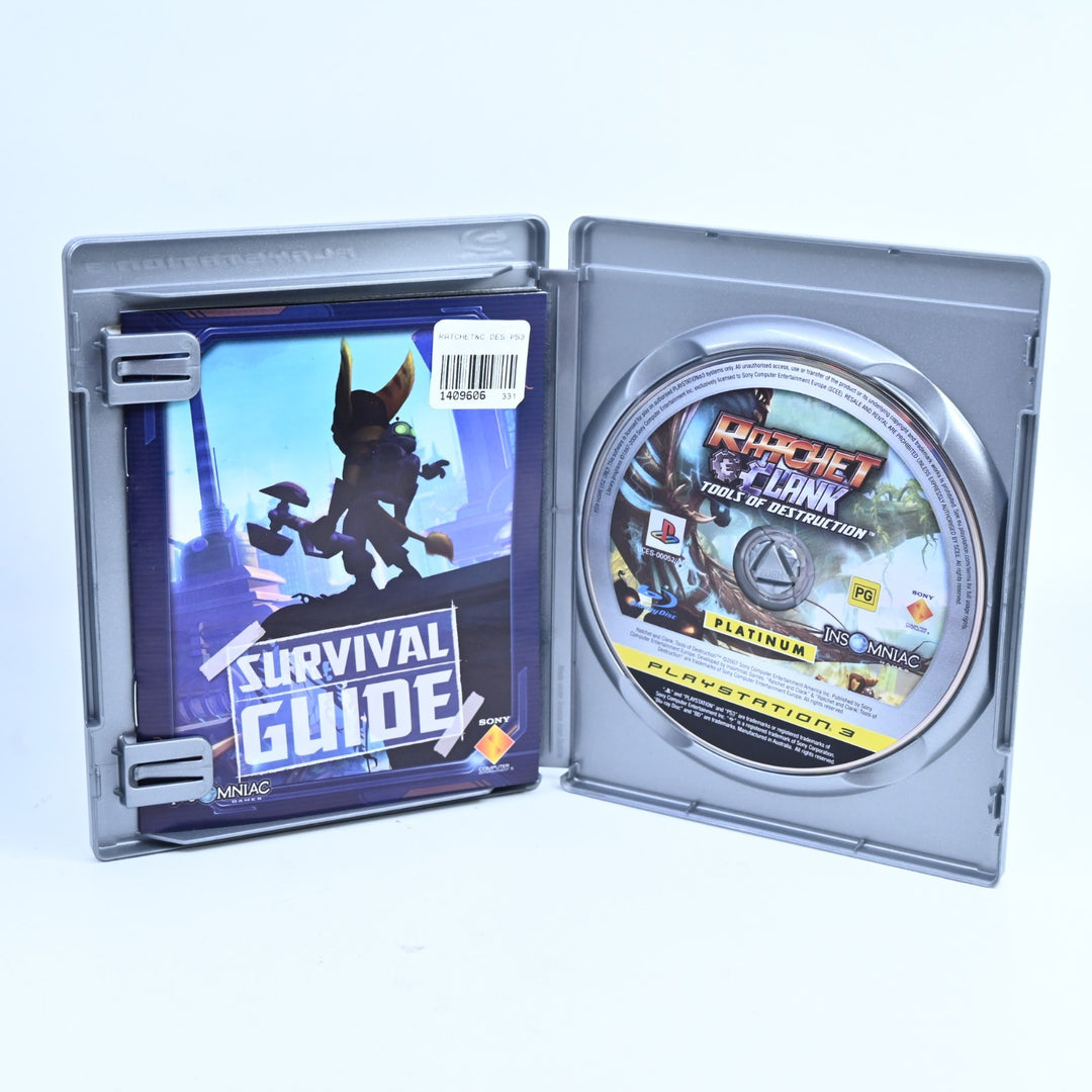 Ratchet & Clank: Tools of Destruction - Sony Playstation 3 / PS3 Game + Manual