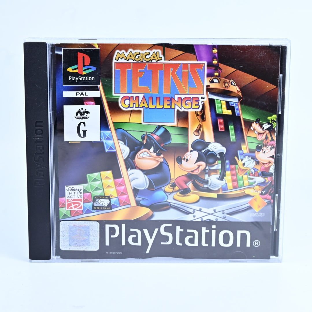 Magical Tetris Challenge - Sony Playstation 1 / PS1 Game + Manual - PAL