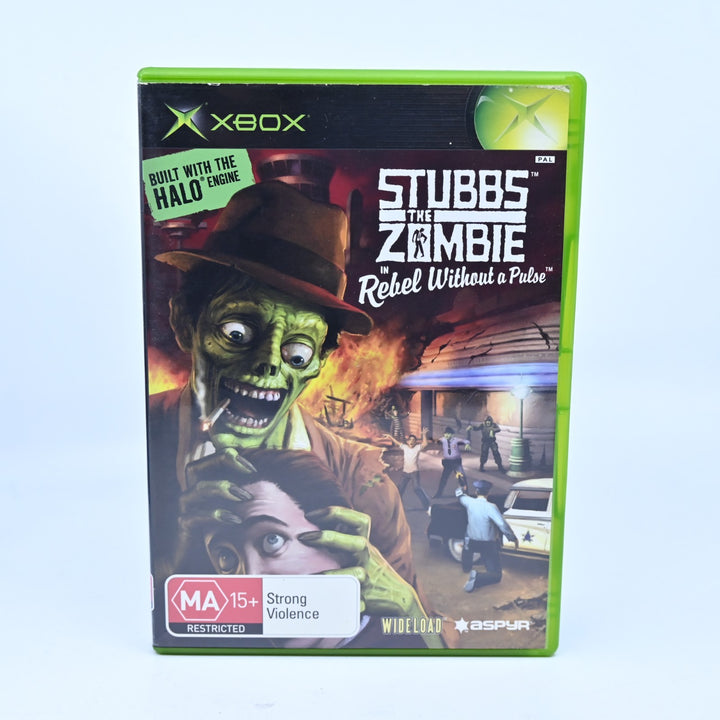 Stubbs The Zombie In Rebel Without a Pulse - Original Xbox Game + Manual - PAL