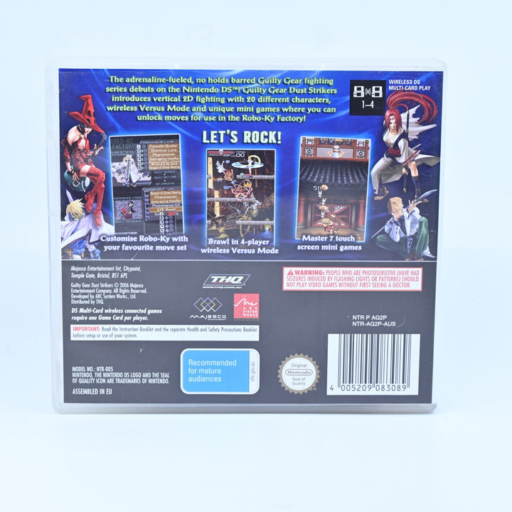 Guilty Gear: Dust Strikers - Nintendo DS Game - PAL + Manual - FREE POST!