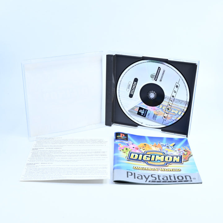 Digimon World - Sony Playstation 1 / PS1 Game + Manual - FRENCH PAL - MINT DISC!