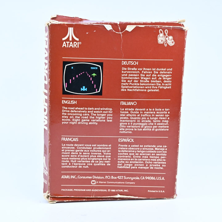 Night Driver - Atari 2600 Boxed Game - No Manual - PAL - FREE POST!
