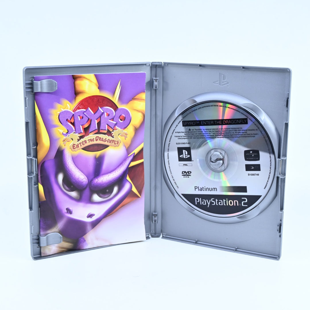 Spyro: Enter the Dragonfly - Sony Playstation 2 / PS2 Game + Manual - PAL