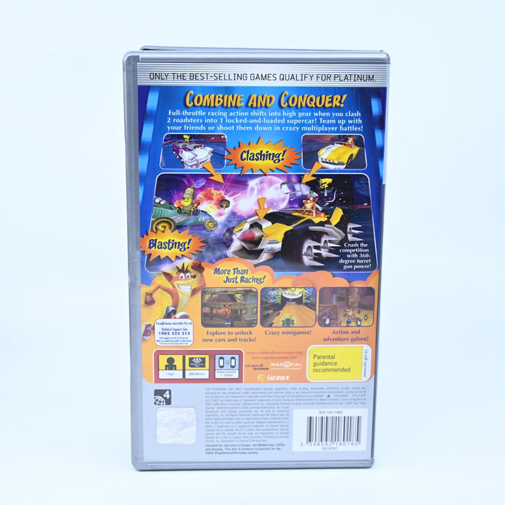 Crash: Tag Team Racing - Sony PSP Game + Manual - FREE POST!