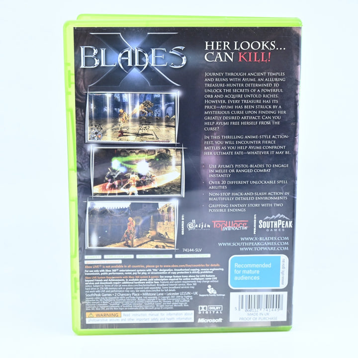 X Blades - Xbox 360 Game + Manual - PAL - MINT DISC!