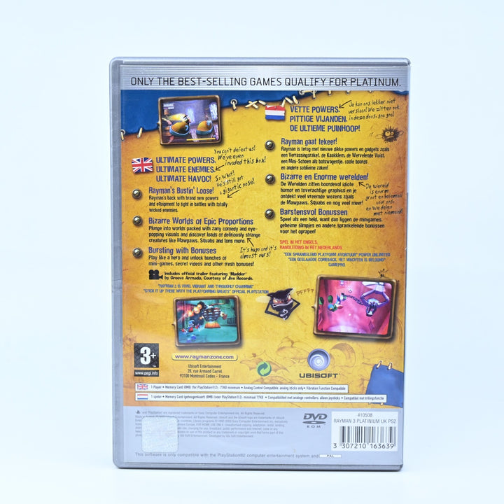 Rayman 3: Hoodlum Havoc - Sony Playstation 2 / PS2 Game + Manual - PAL