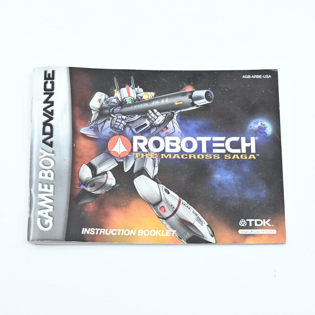 Robotech: The Macross Saga - Intruction Booklet - Other Nintendo Gameboy