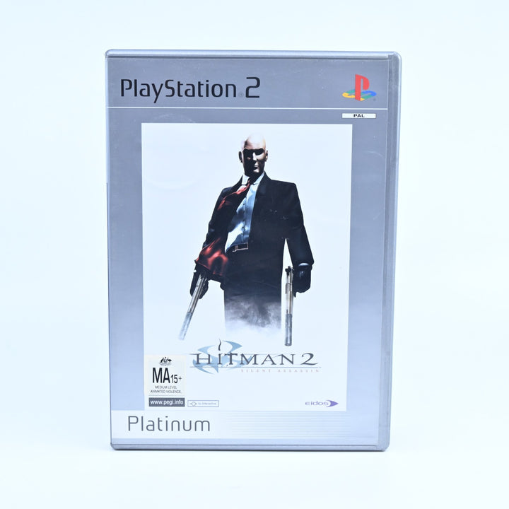 Hitman 2: Silent Assassin - Sony Playstation 2 / PS2 Game + Manual - MINT DISC!