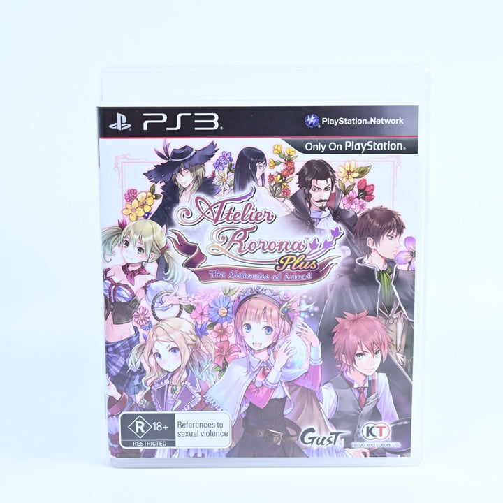 Atelier Rorona Plus: The Alchemist of Arland - PS3 Game + Manual - FREE POST!