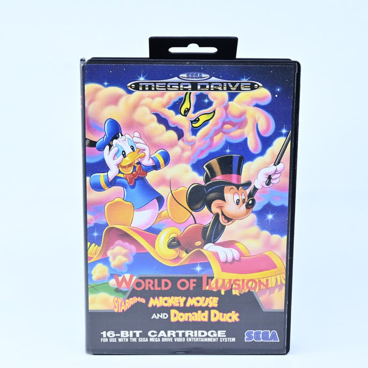 World of Illusion - Sega Mega Drive Game - No Manual - PAL - FREE POST!