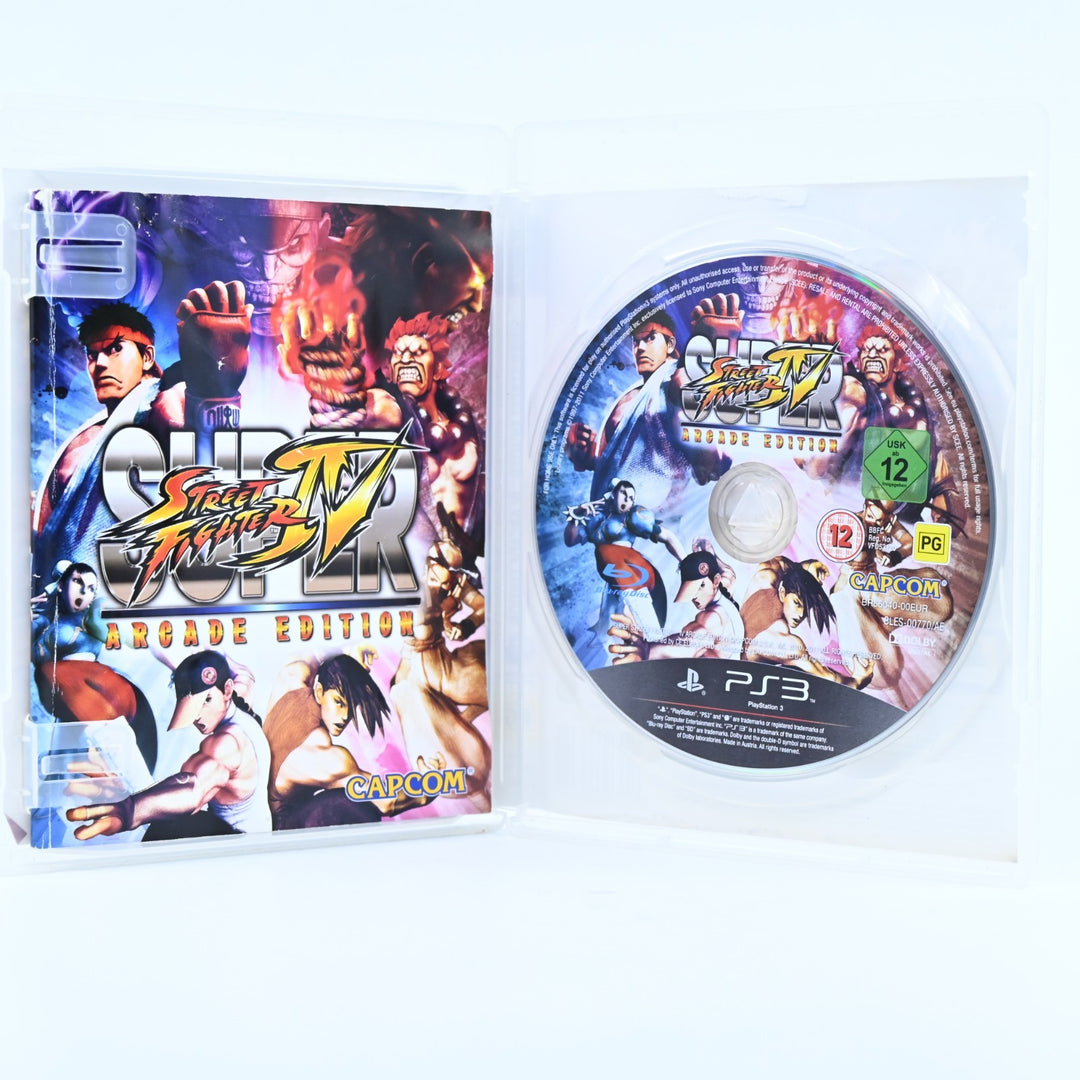 Super Street Fighter IV Arcade Edition - Sony Playstation 3 / PS3 Game + Manual