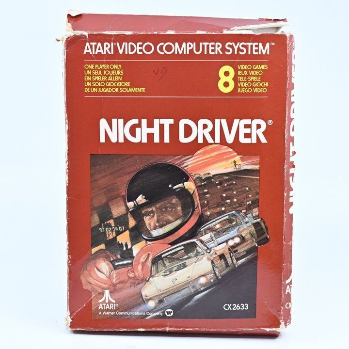 Night Driver - Atari 2600 Boxed Game - No Manual - PAL - FREE POST!