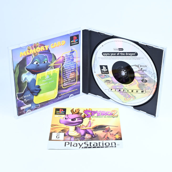 Spyro: Year of the Dragon - Sony Playstation 1 / PS1 Game + Manual - PAL