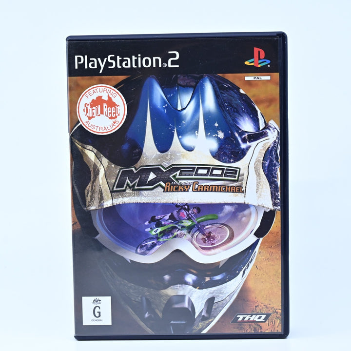 MX 2002 Featuring Ricky Carmichael - Sony Playstation 2 / PS2 Game + Manual