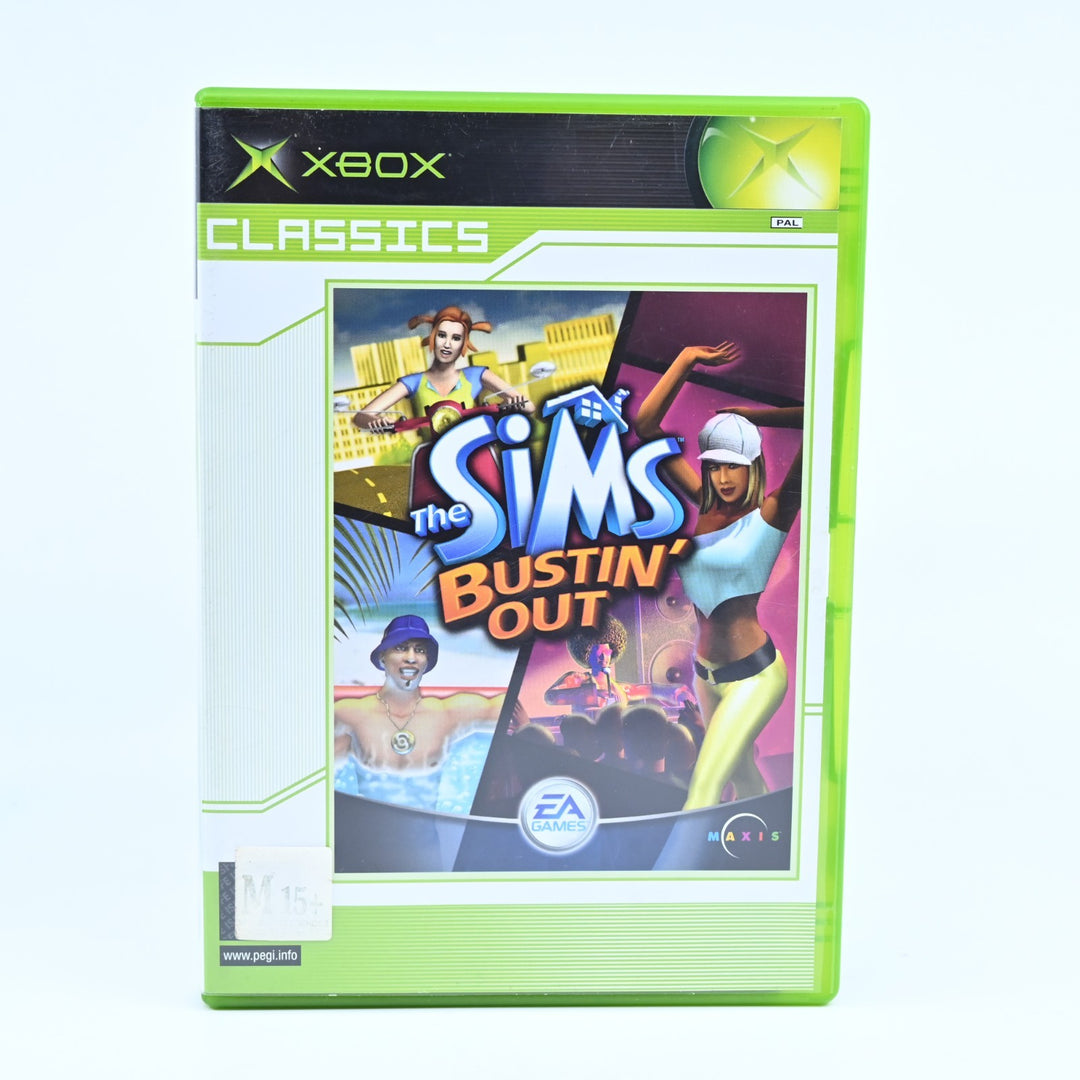 The Sims Bustin' Out - Original Xbox Game + Manual - PAL - MINT DISC!