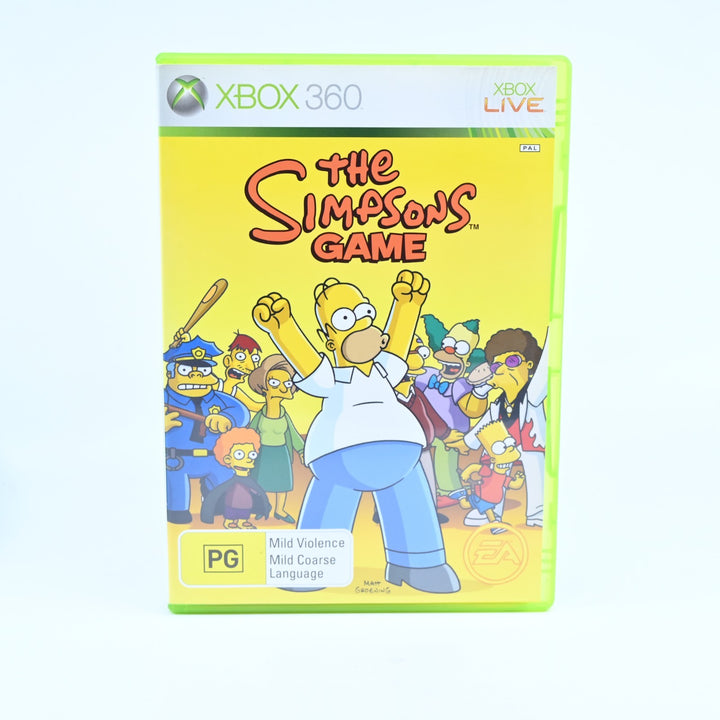 The Simpsons Game - Xbox 360 Game + Manual - PAL