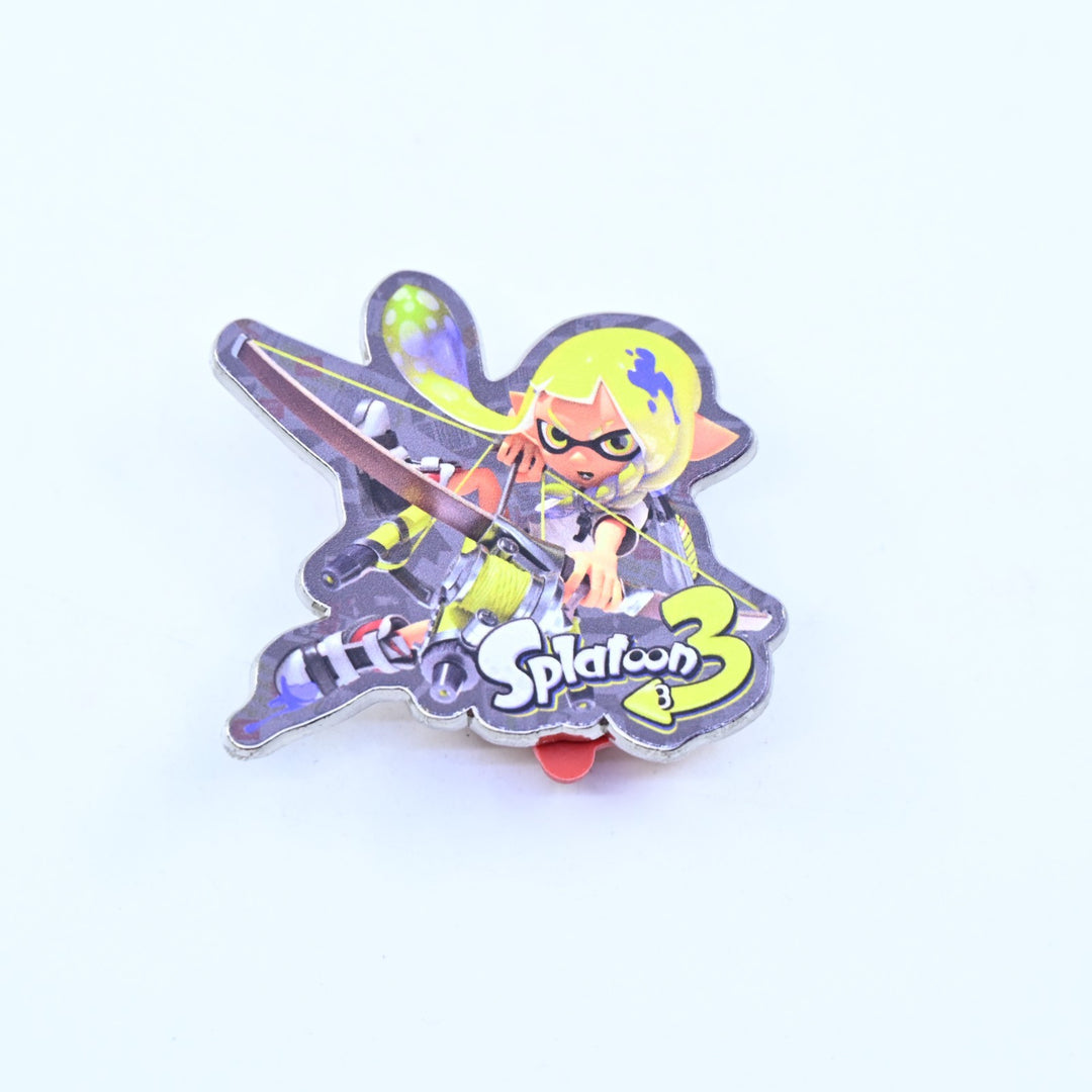 Splatoon 3 Yellow Inkling Collectable Trading Pin - Pinny Arcade 2022