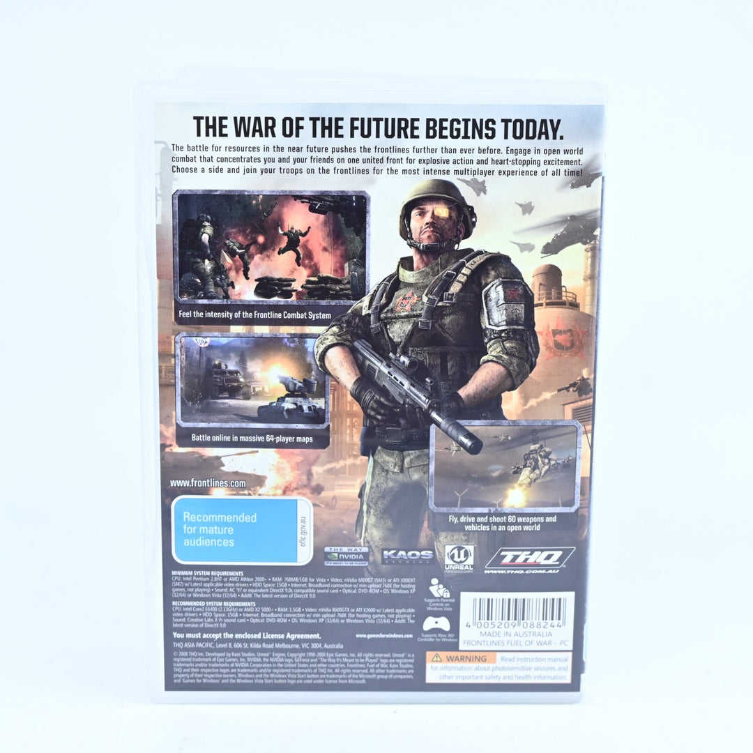 Frontlines: Fuel of War - PC Game + Manual