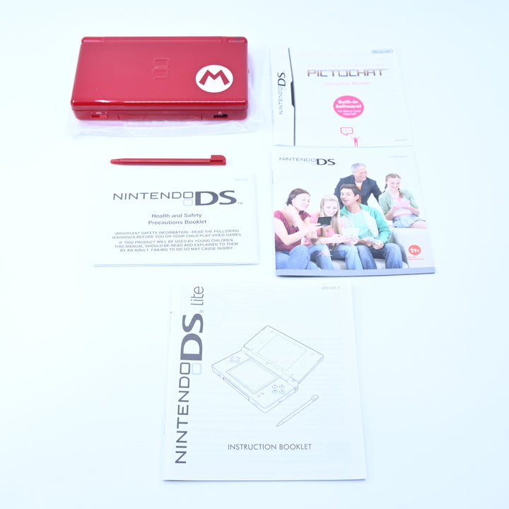 UNUSED! Special Limited Edition Mario Red - Nintendo DS Lite Boxed Console
