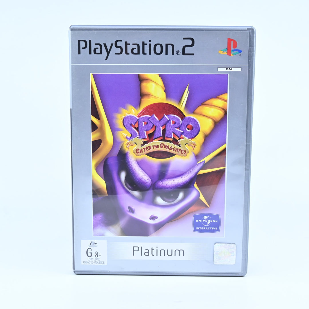 Spyro: Enter the Dragonfly - Sony Playstation 2 / PS2 Game + Manual - PAL