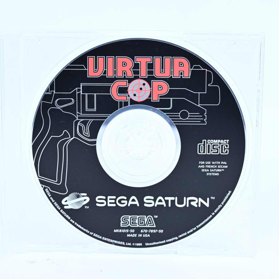 Virtua Cop - Sega Saturn Game - Disc Only - PAL - MINT DISC!
