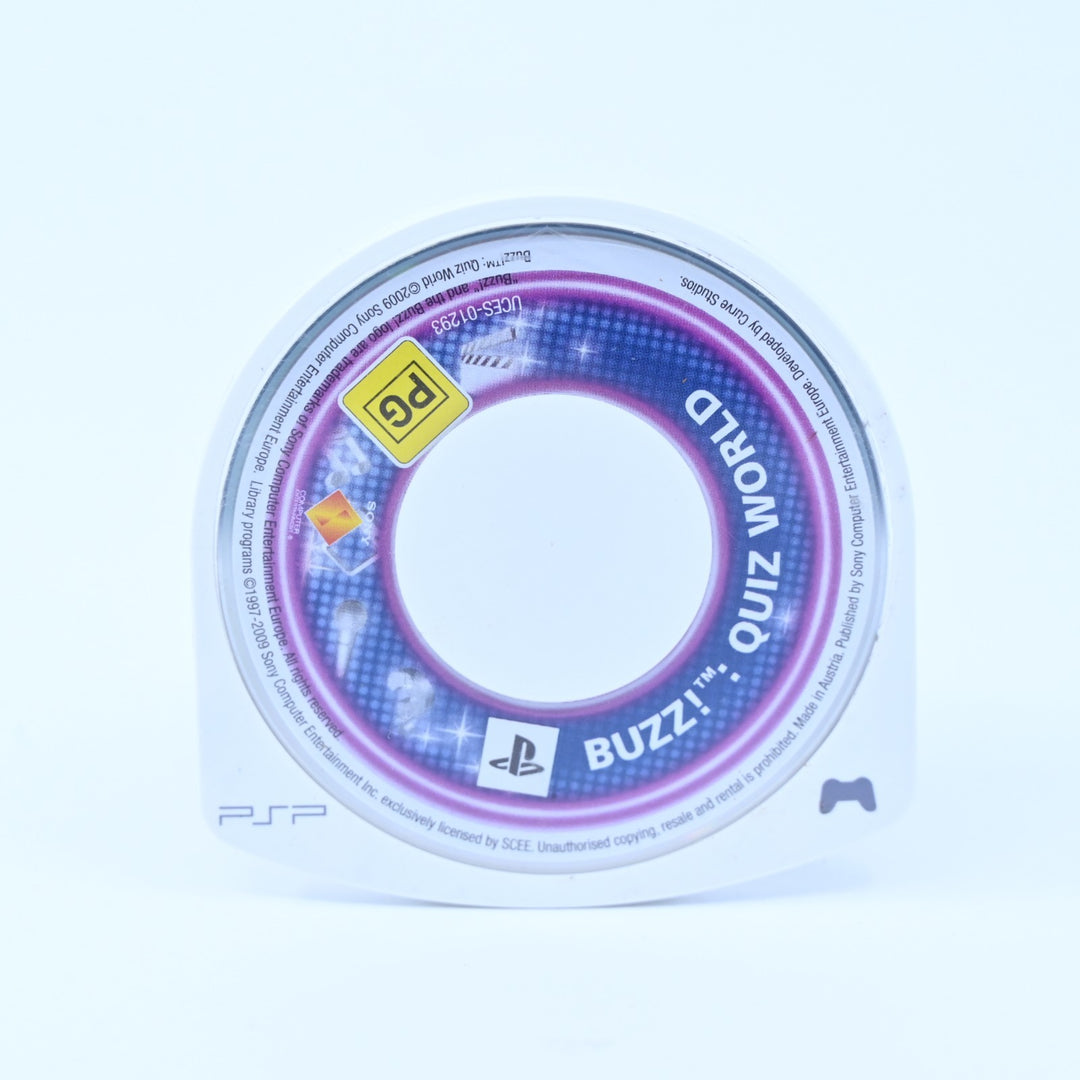 Buzz!: Quiz World - Sony PSP Game - Disc Only - FREE POST!