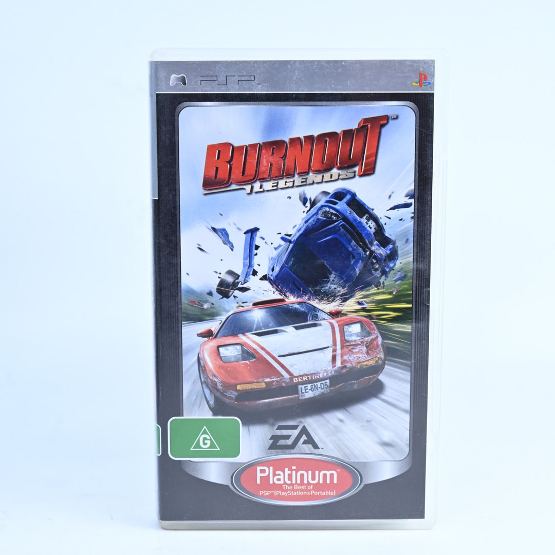 Burnout Legends - Sony PSP Game + Manual - FREE POST!
