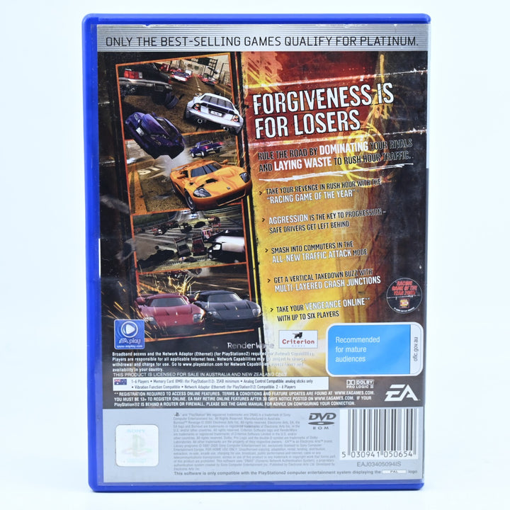 Burnout Revenge - Sony Playstation 2 / PS2 Game + Manual - PAL - MINT DISC!