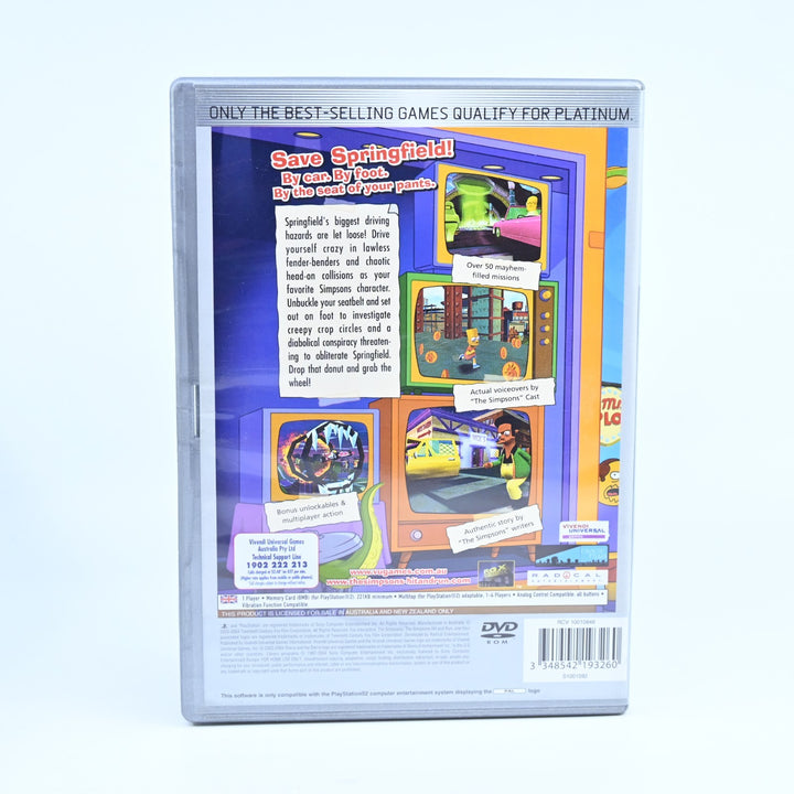 The Simpsons Hit & Run - Sony Playstation 2 / PS2 Game + Manual - PAL