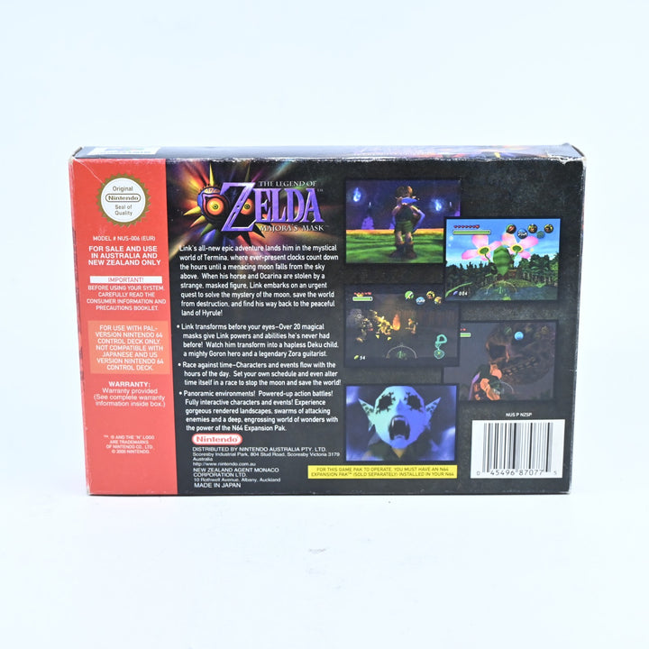 The Legend of Zelda: Majora's Mask - N64 / Nintendo 64 Boxed Game - PAL