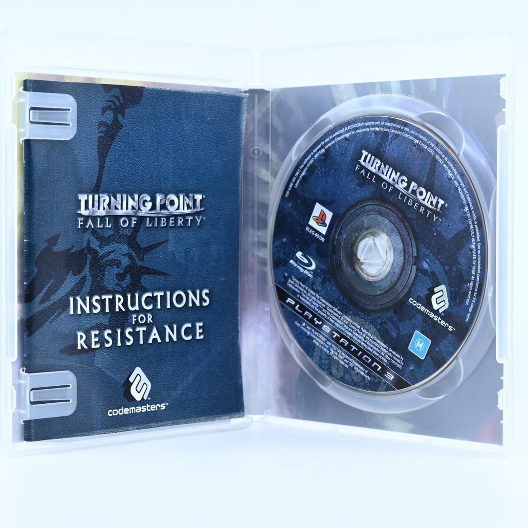 Turning Point: Fall of Liberty - Sony Playstation 3 / PS3 Game + Manual