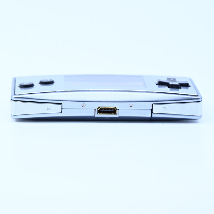 UNUSED! Silver Gameboy Micro - Nintendo Gameboy Micro Boxed Console