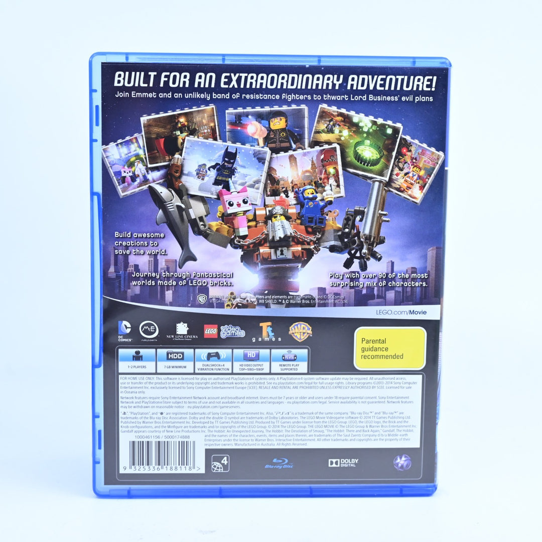The LEGO Movie Video Game - Sony Playstation 4 / PS4 Game - FREE POST!