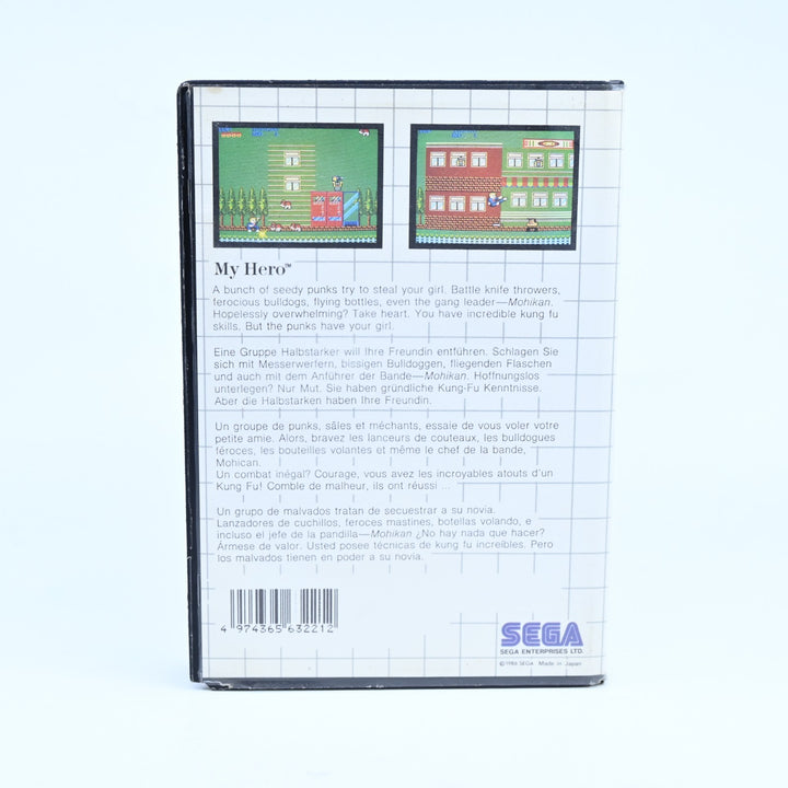 My Hero - Sega Master System Game - No Manual - PAL - FREE POST!