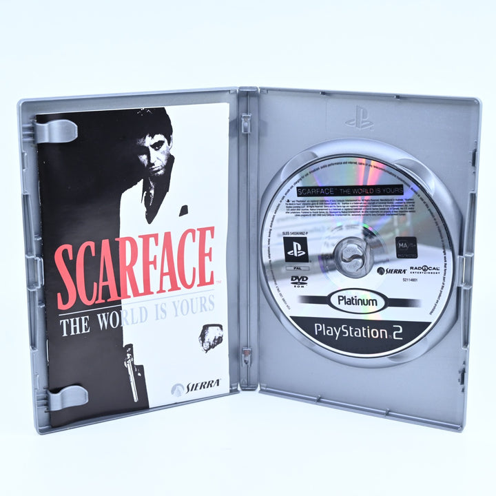 Scarface: The World is Yours - Sony Playstation 2 / PS2 Game + Manual - PAL