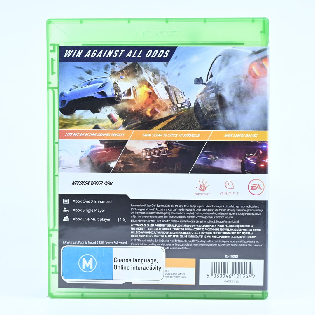Need For Speed Payback - Xbox One Game - PAL - FREE POST!