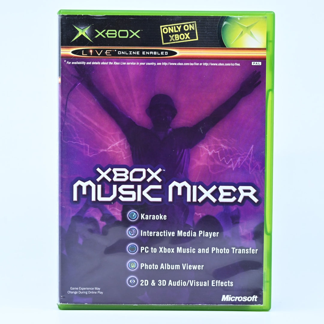 Xbox Music Mixer - Original Xbox Game + Manual - PAL - MINT DISC!