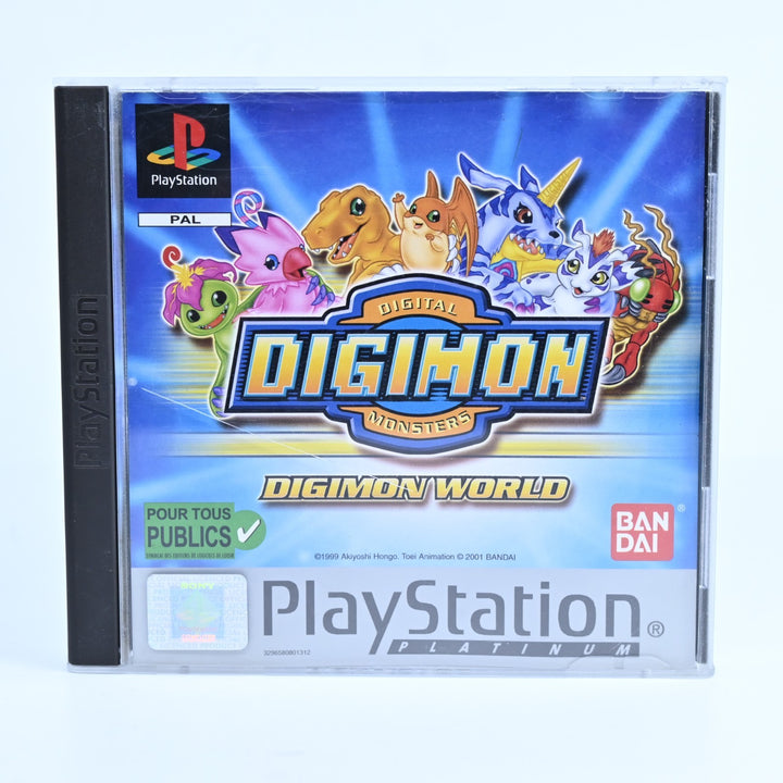 Digimon World - Sony Playstation 1 / PS1 Game + Manual - FRENCH PAL - MINT DISC!
