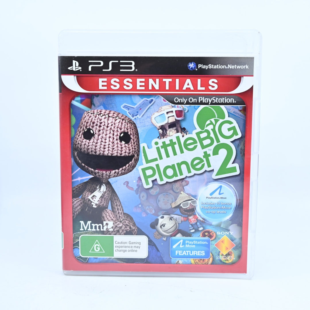 Little Big Planet 2 - Sony Playstation 3 / PS3 Game + Manual - FREE POST!
