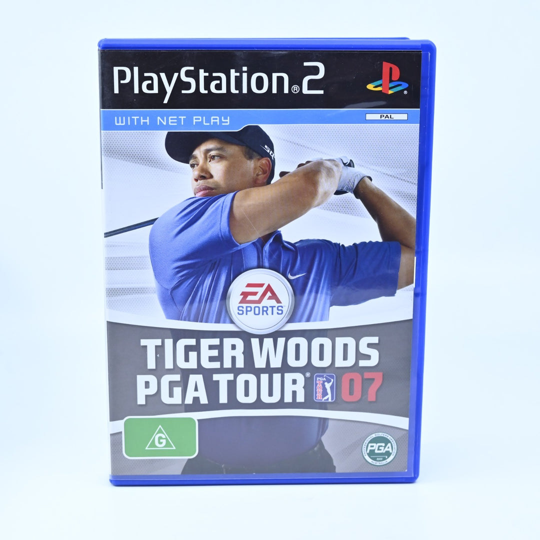 Tiger Woods PGA Tour 07 - Sony Playstation 2 / PS2 Game + Manual - PAL