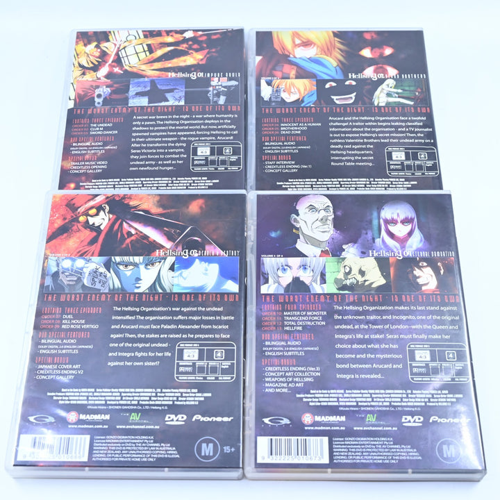 Hellsing - Volumes 1 to 4 Complete - Region 4 - Anime DVDs