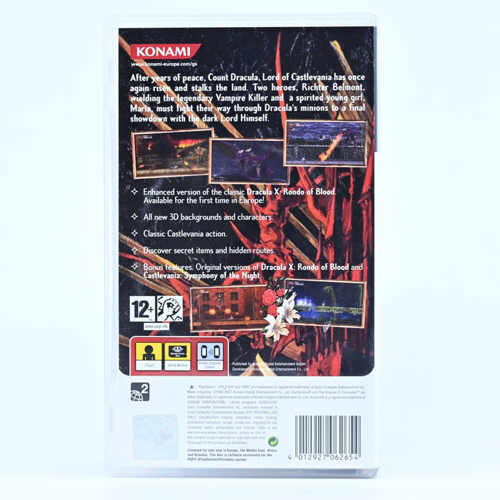 Castlevania: The Dracula X Chronicles - Sony PSP Game + Manual - FREE POST!