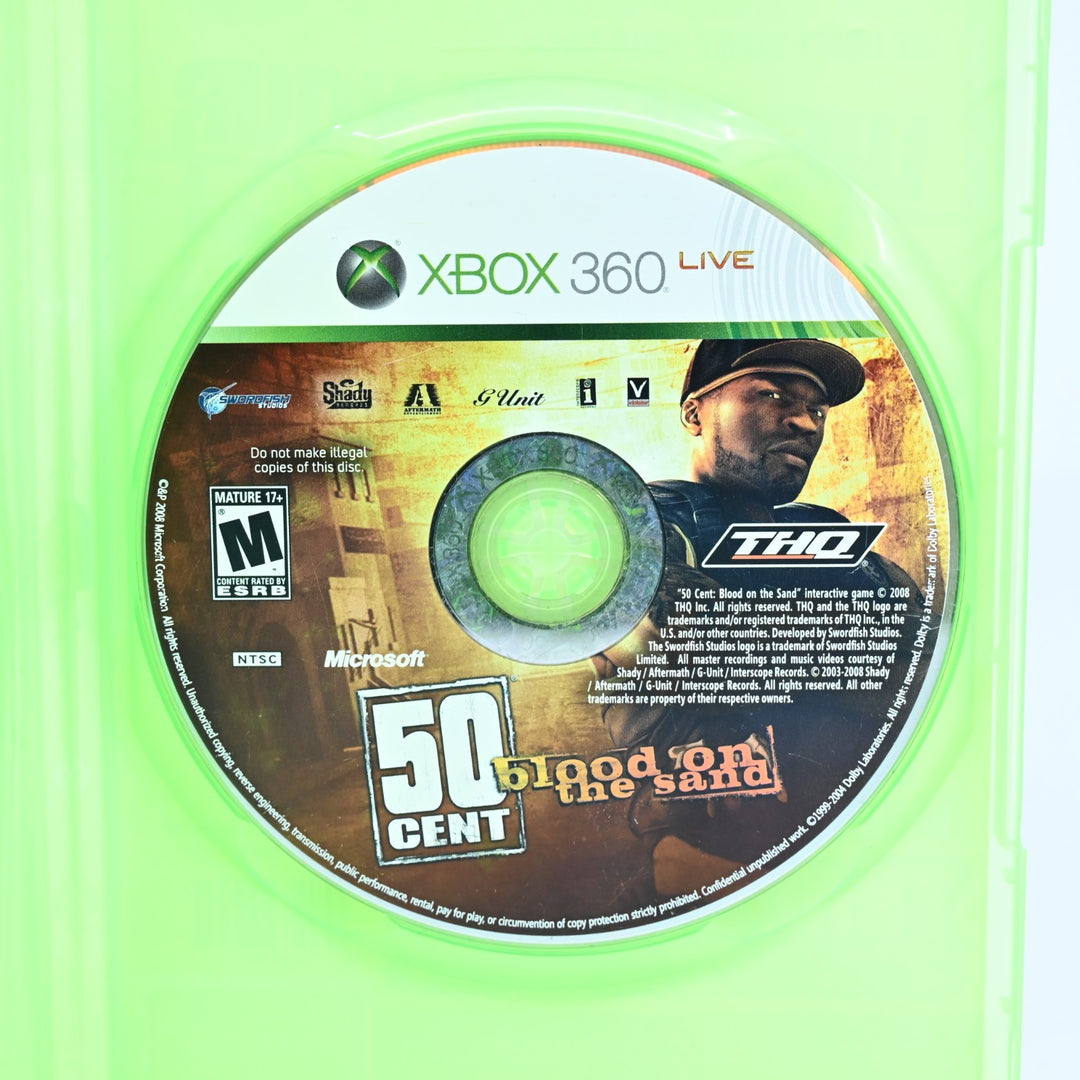 50 Cent: Blood on the Sand - Xbox 360 Game - Disc Only REGION FREE - MINT DISC!