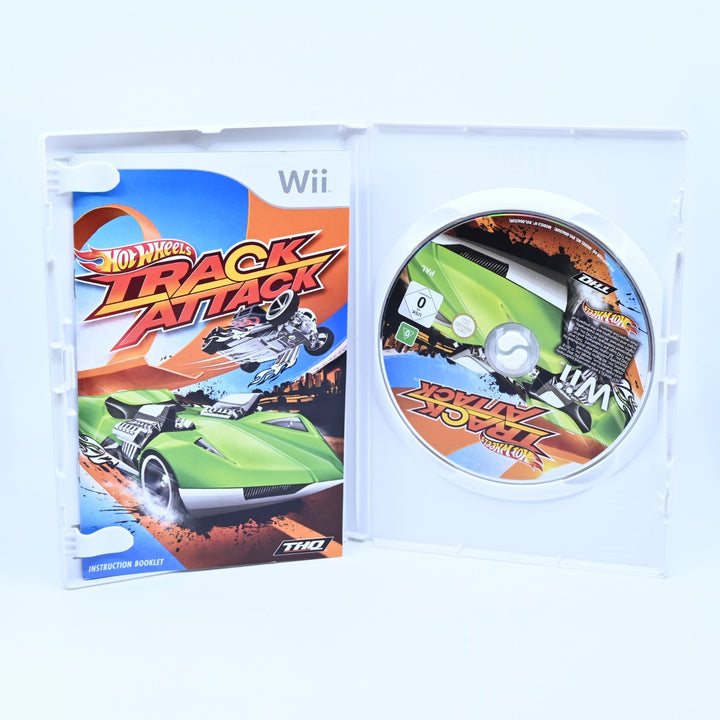 Hot Wheels Track Attack - Nintendo Wii Game + Manual - PAL - MINT DISC!