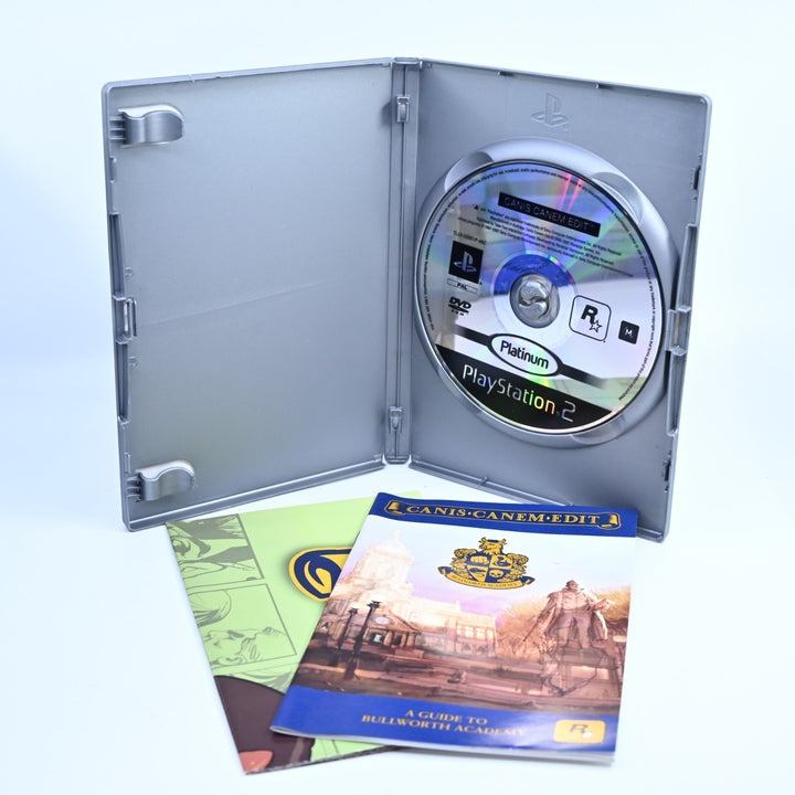 Canis Canem Edit - Bully - Sony Playstation 2 / PS2 Game + Manual + Map - PAL