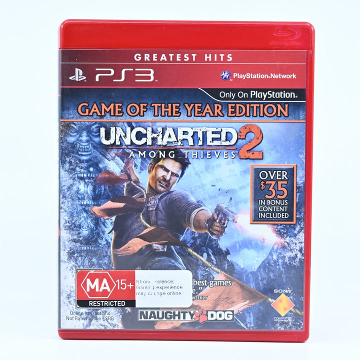 Uncharted 2: Among Thieves - GOTY Edition - Sony Playstation 3 / PS3 Game