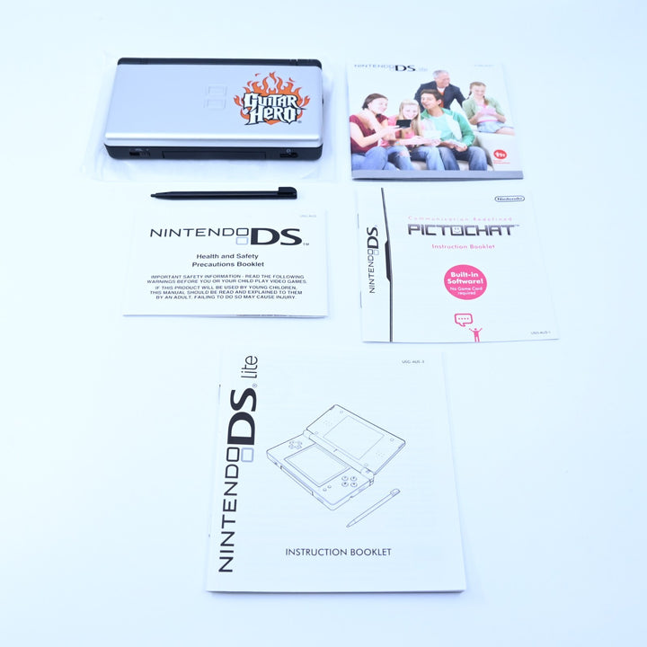 UNUSED! Special Edition Guitar Hero - Nintendo DS Lite Boxed Console - AUS PAL