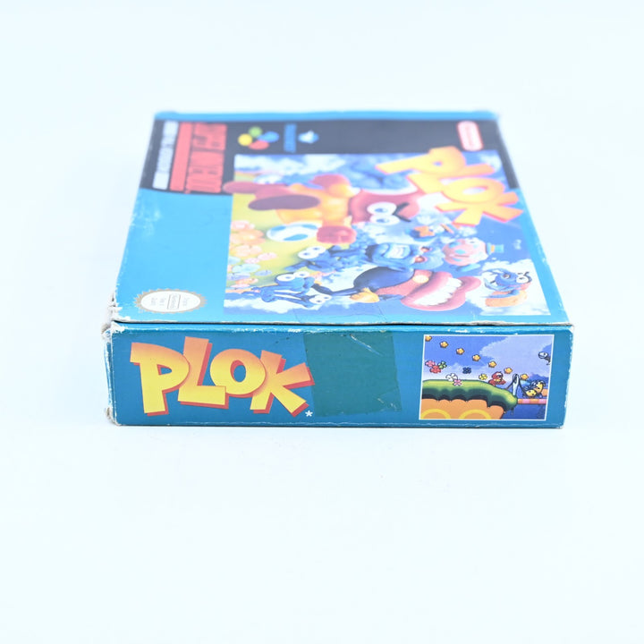 Plok - Super Nintendo / SNES Boxed Game - PAL - FREE POST!